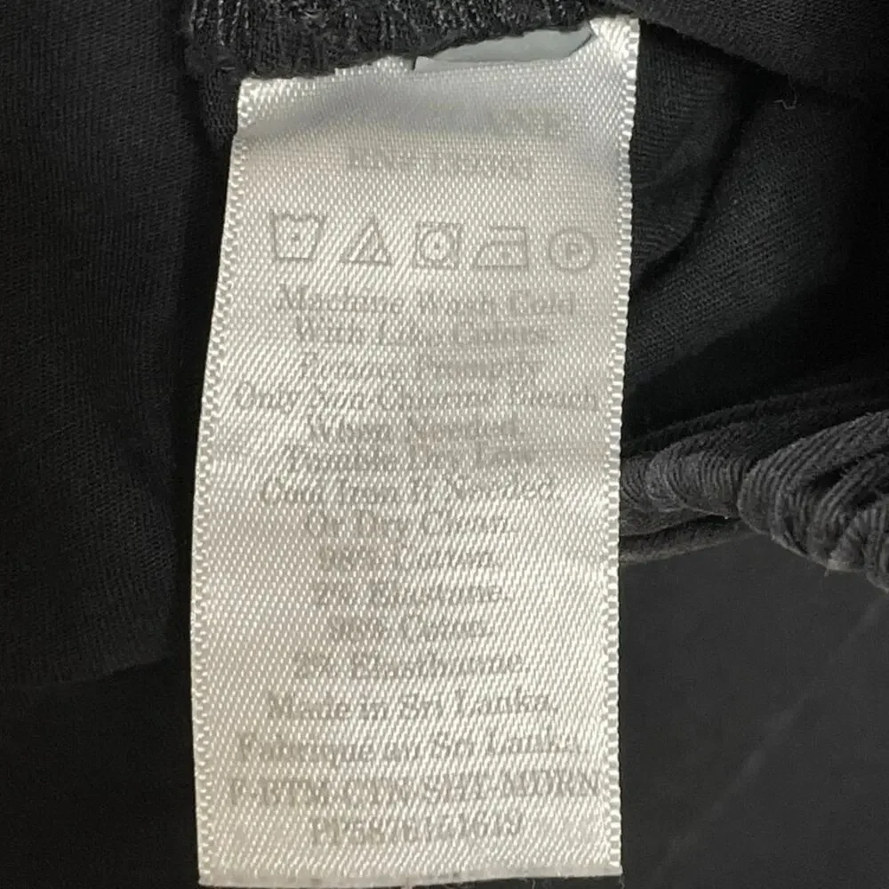 Everlane The Easy Short Women's Twill Black High Waisted Chino Casual Shorts 2